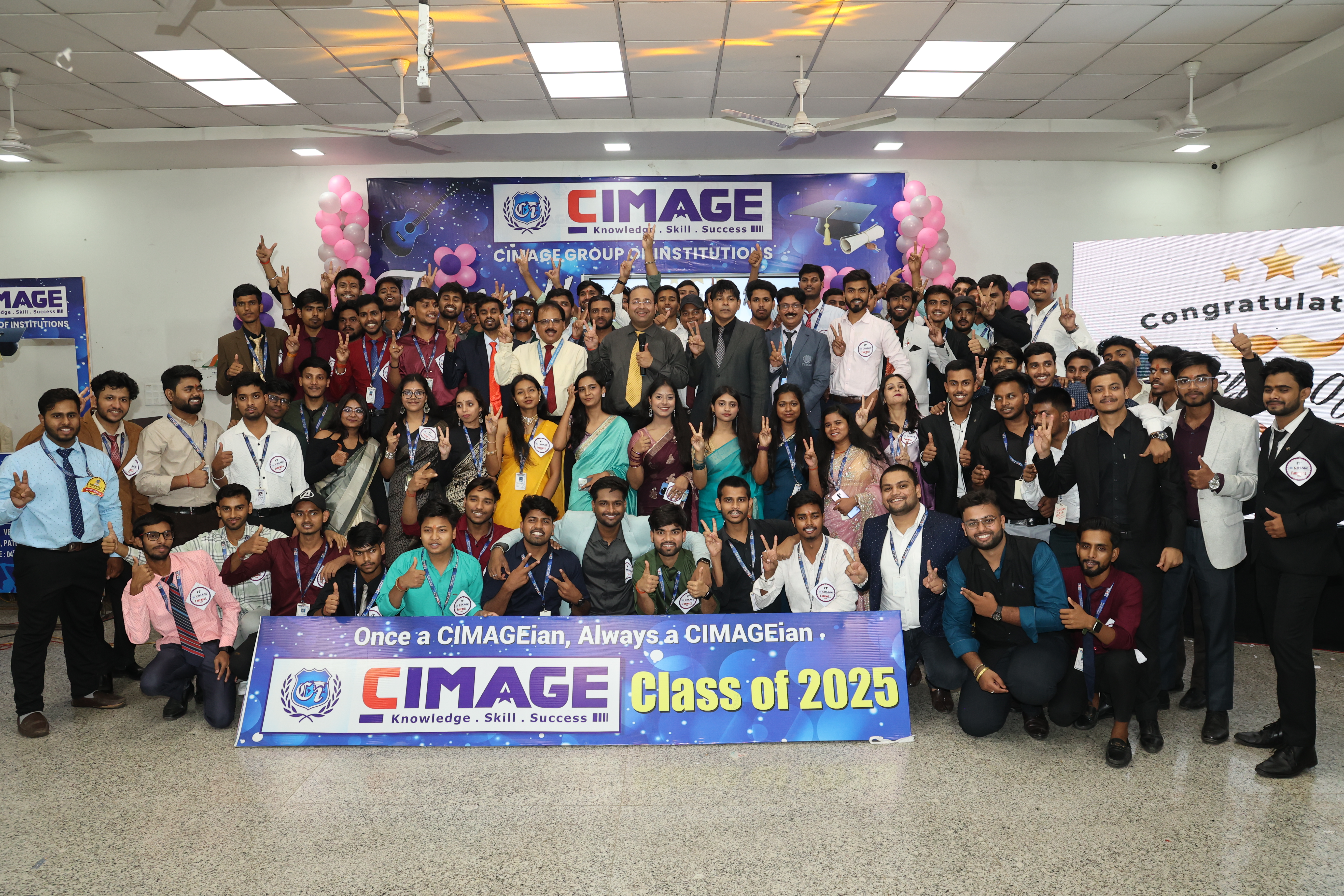 A Heartfelt Goodbye: CIMAGE College Patna Bids Farewell to Its Final Year IT and Management Students