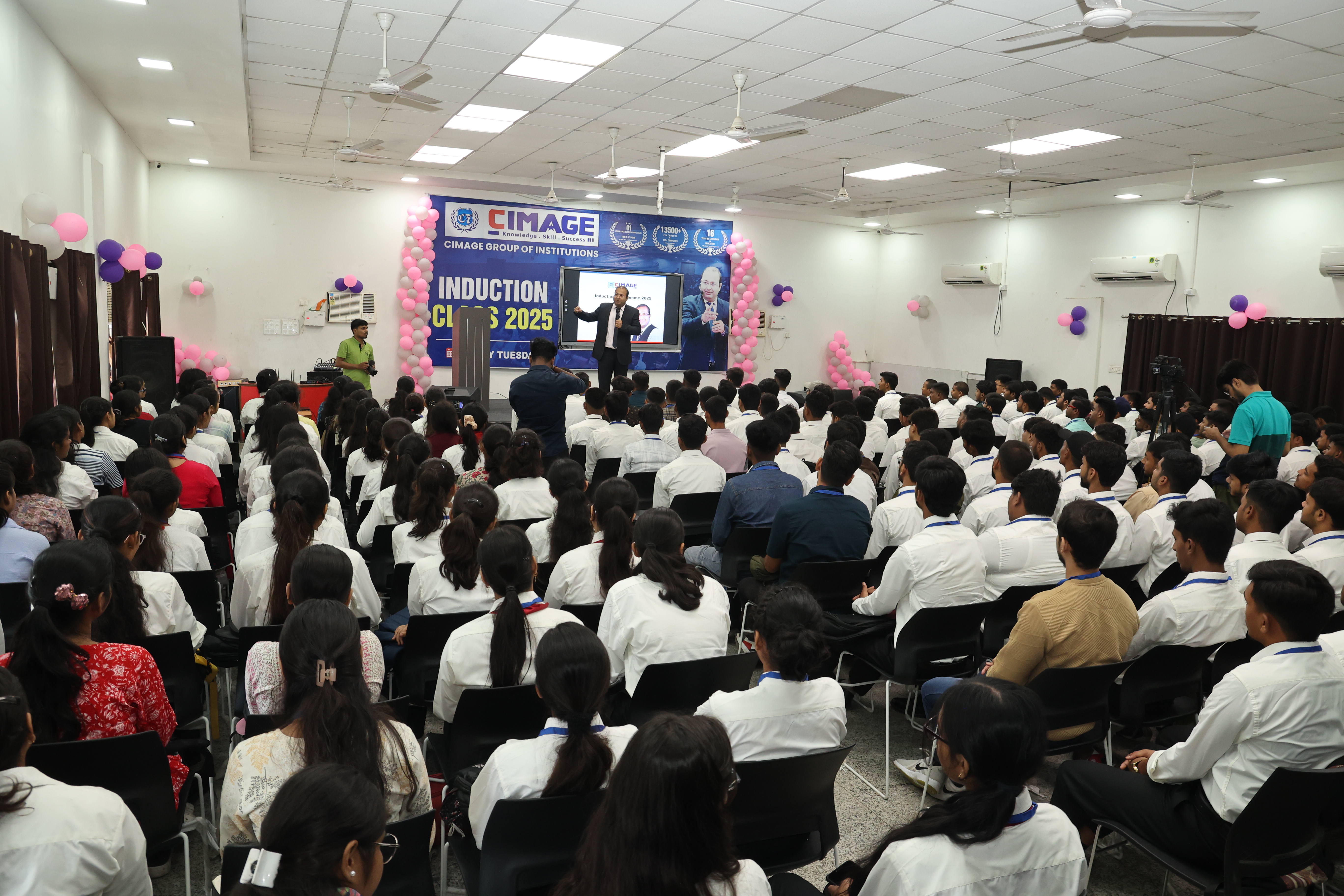 Induction Day 2025 at CIMAGE: A New Beginning with Fresh Energy