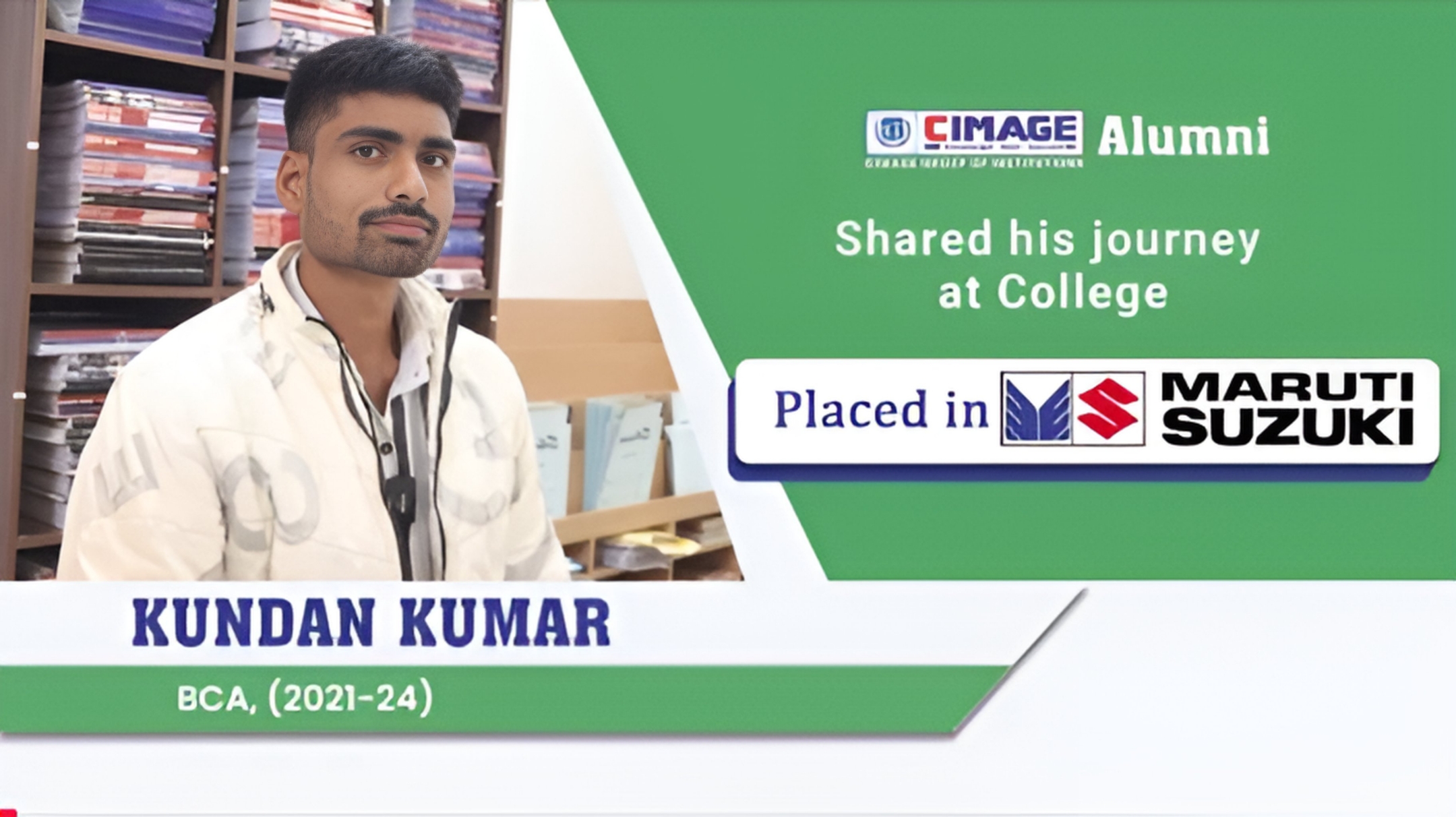 From CIMAGE to Maruti Suzuki - A Journey of Confidence and Professional Growth