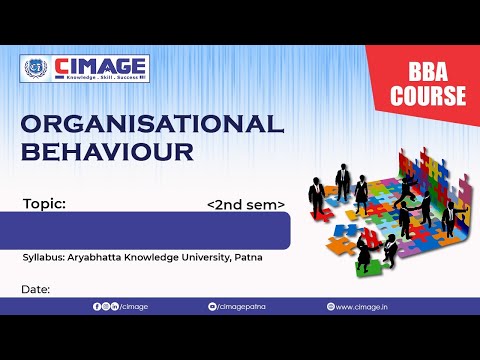 BBA 2nd Organisation Behaviour by Dr.Neha Jha
