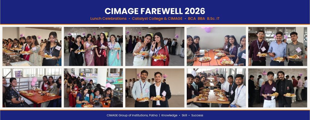 CIMAGE Farewell Lunch 2026 – BCA, BBA & B.Sc. IT Students Celebrate Together