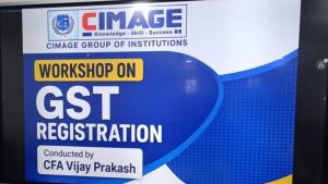 MBA students at CIMAGE — one of the best management colleges in Patna — attending GST Registration Workshop