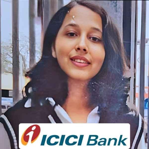 Nandini Rastogi, BCA student of Cimage got Placement in ICICI Bank