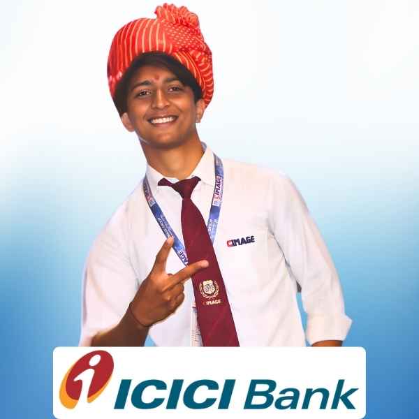Jayant Mishra, BCA student of Cimage got Placement in ICICI Bank