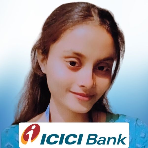 Anjali Kumari, BCA student of Cimage got Placement in ICICI Bank