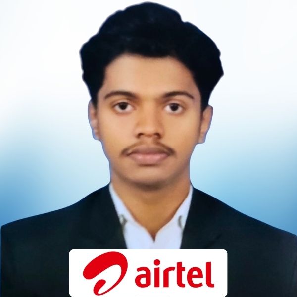 Harsh Raj B.Sc-IT student of Cimage got Placement in Airtel