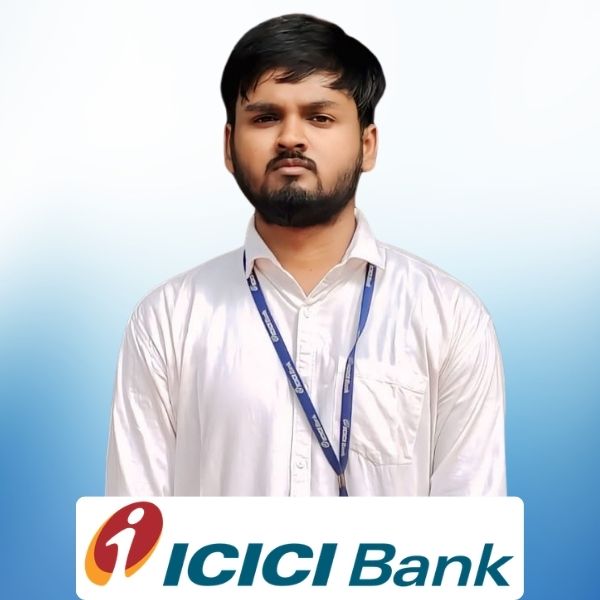 Rakesh Jaiswal BCA student of Cimage got placement in ICICI bank