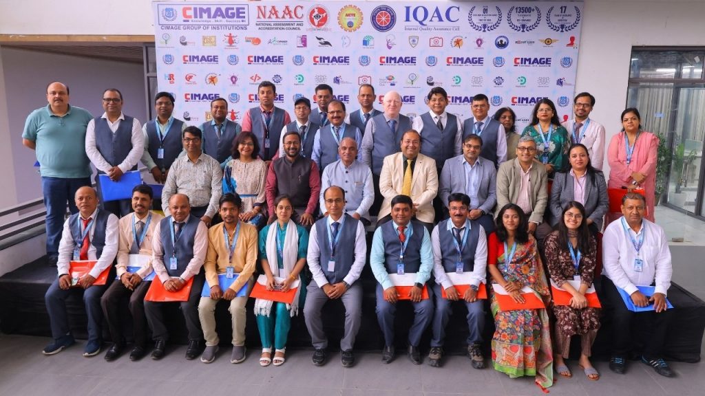 Eminent academicians from IIM Nagpur, IILM University, and IMI Kolkata at CIMAGE FDP launch