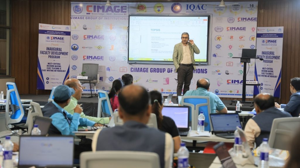 Faculty learning Interpretive Structural Modeling and supply chain risk analysis at CIMAGE