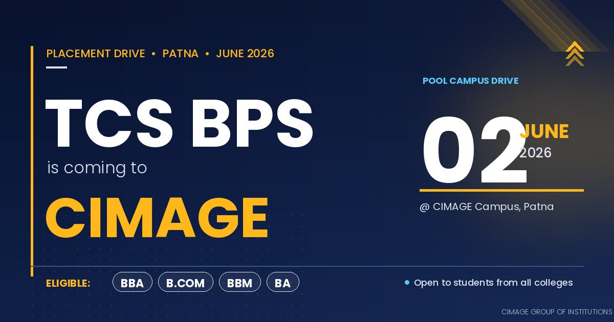TCS Pool Campus Drive at CIMAGE — 2nd June 2026 - Cimage