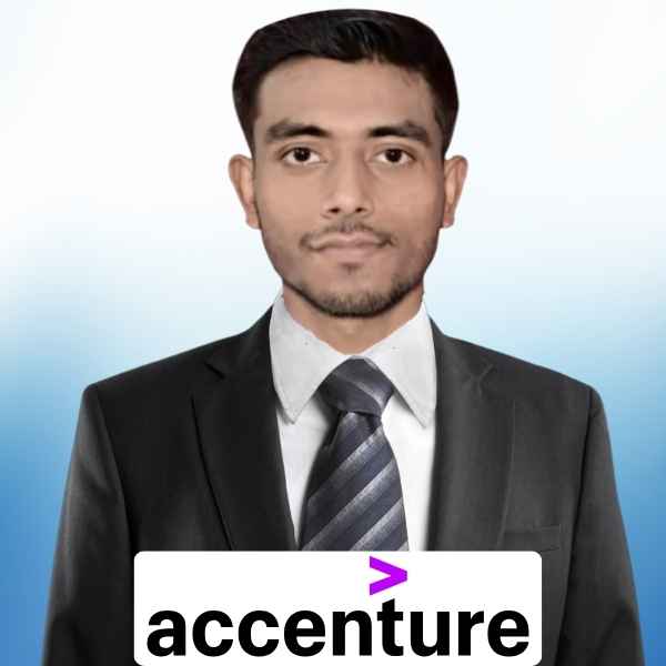 Anand Kumar BCA student of Cimage got placement in Accenture