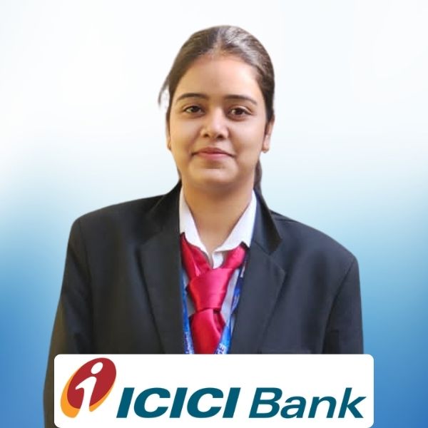 Priya Soni BBA student of Cimage got Placement in ICICI Bank