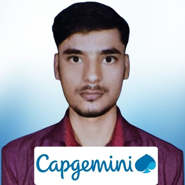 Aman Kumar BCA student of cimage got Placement in Capgemini