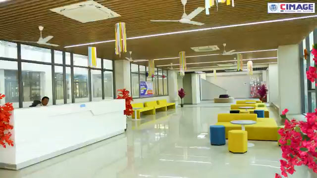 Modern CIMAGE College campus lobby in Patna