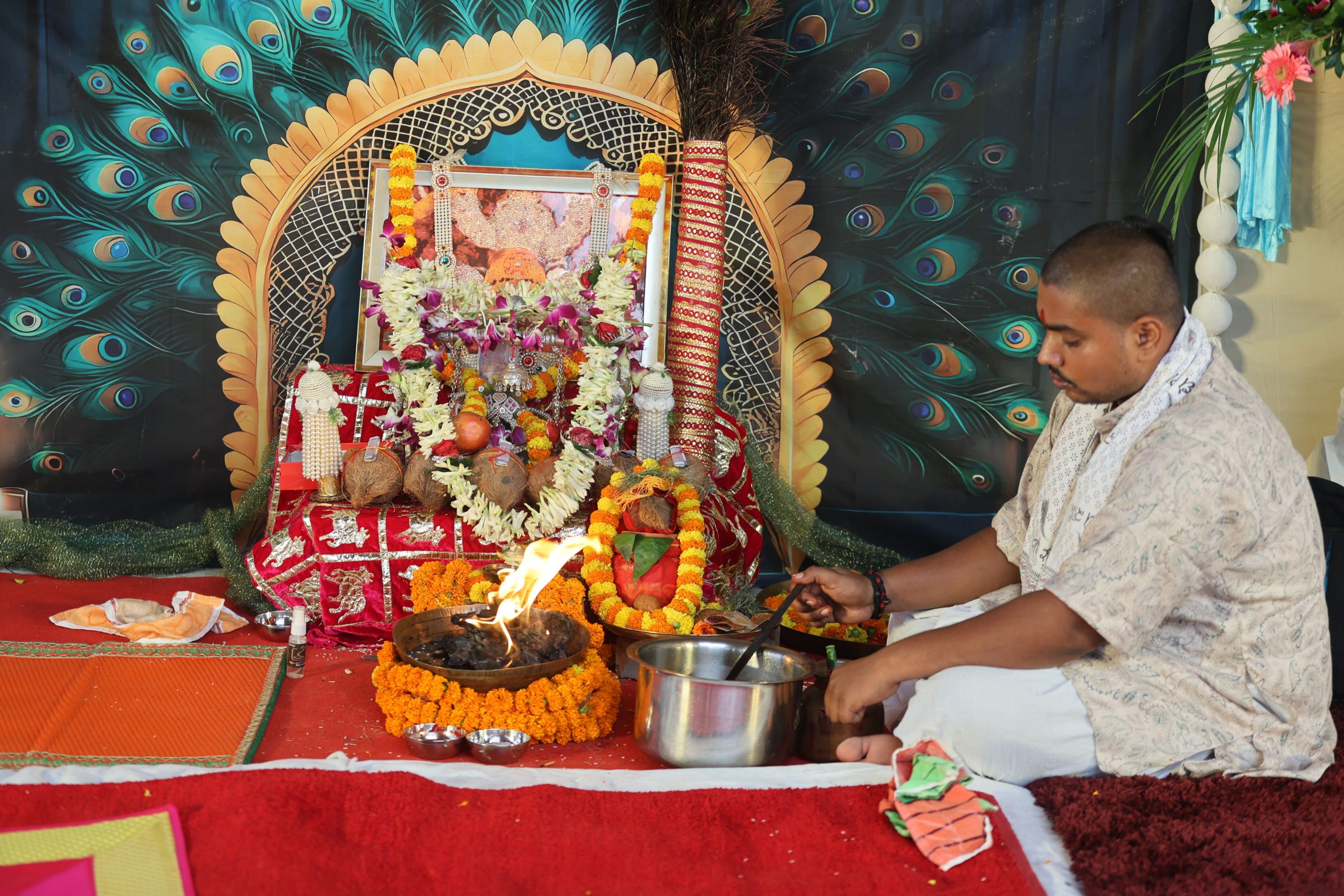 Devotional Khatu Shyam Darbar during CIMAGE Janmashtami celebration