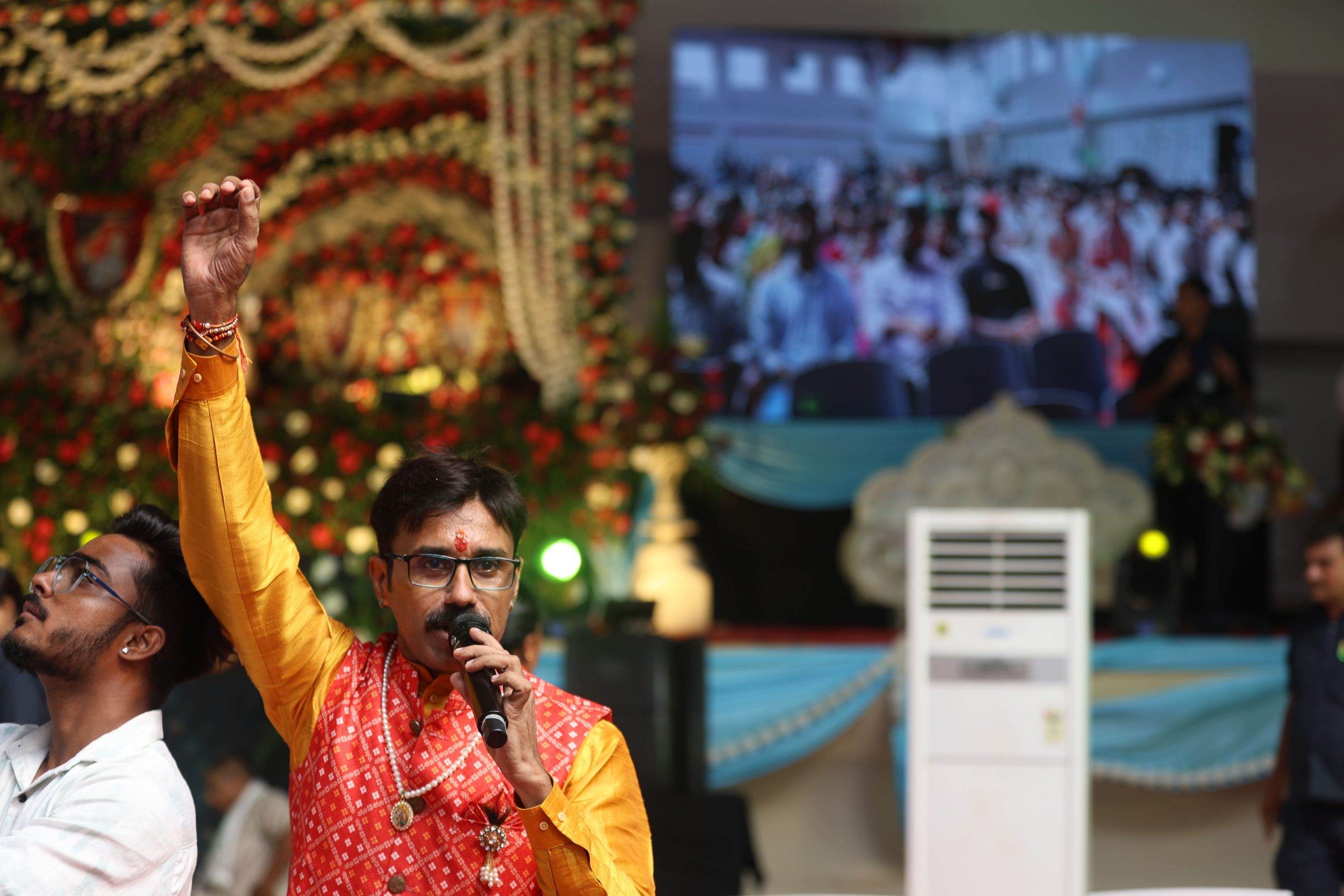 performing bhajans during Janmashtami Mahotsav 2026 at CIMAGE