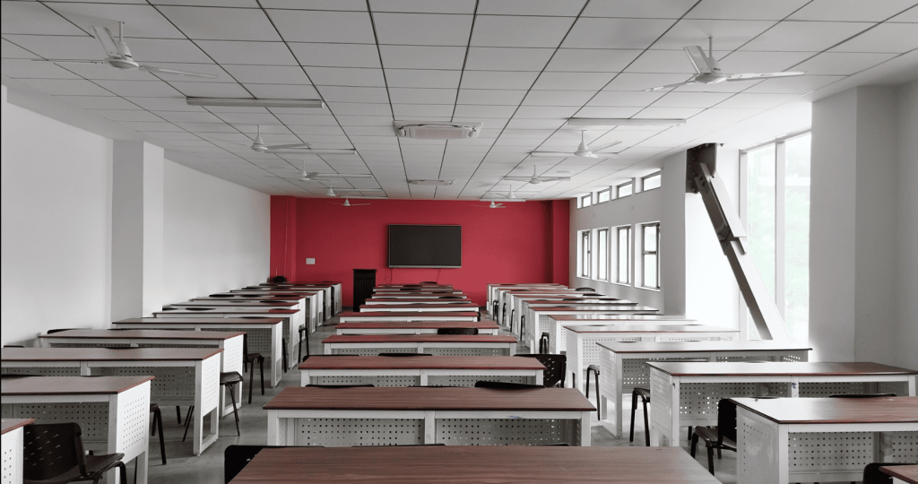 Hi-tech classroom at CIMAGE Digital Campus

