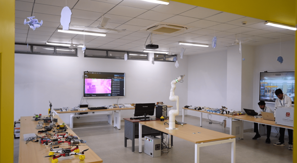 Robotics laboratory at CIMAGE in collaboration with IIT Bombay
