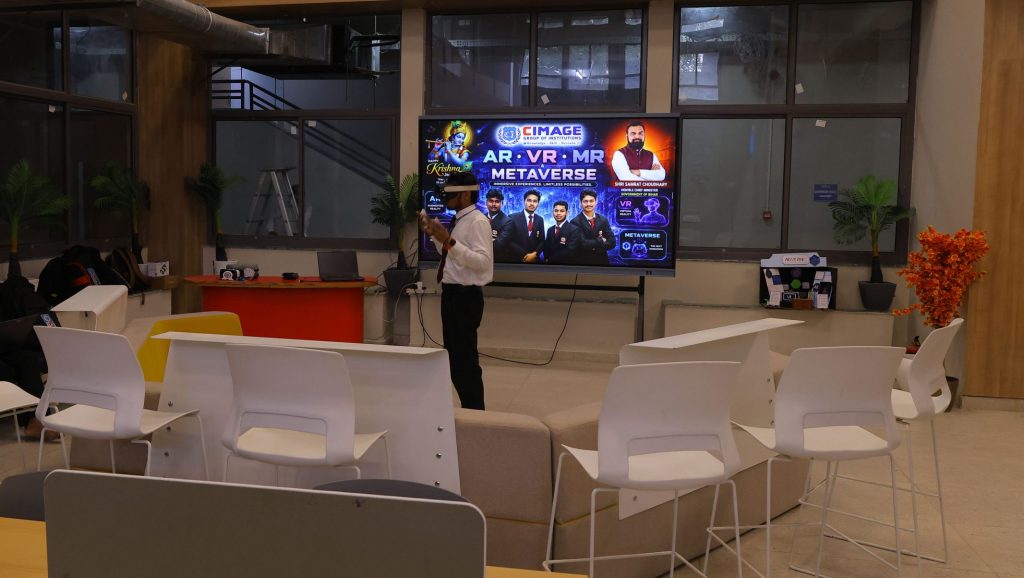 AR VR learning zone at CIMAGE Digital Campus
