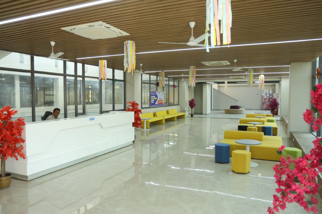 CIMAGE Digital Campus reception area
