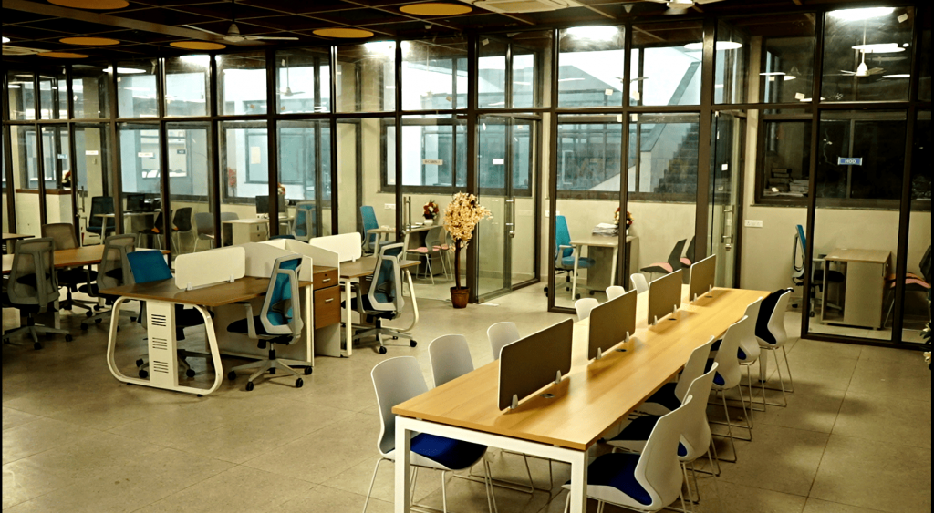 Startup incubation space at CIMAGE Digital Campus