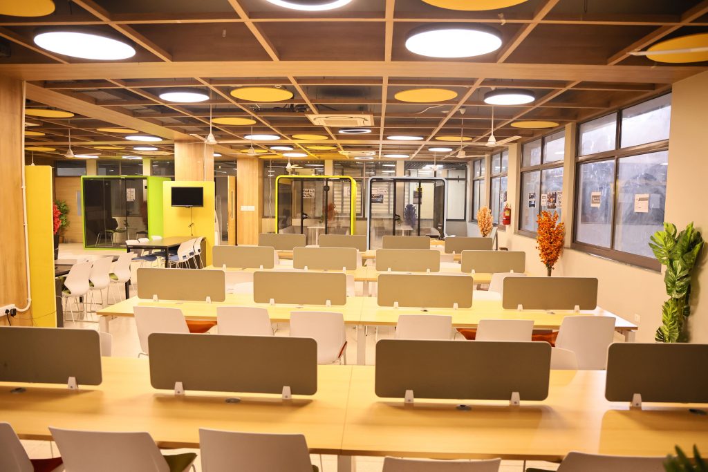 Modern library and learning space at CIMAGE